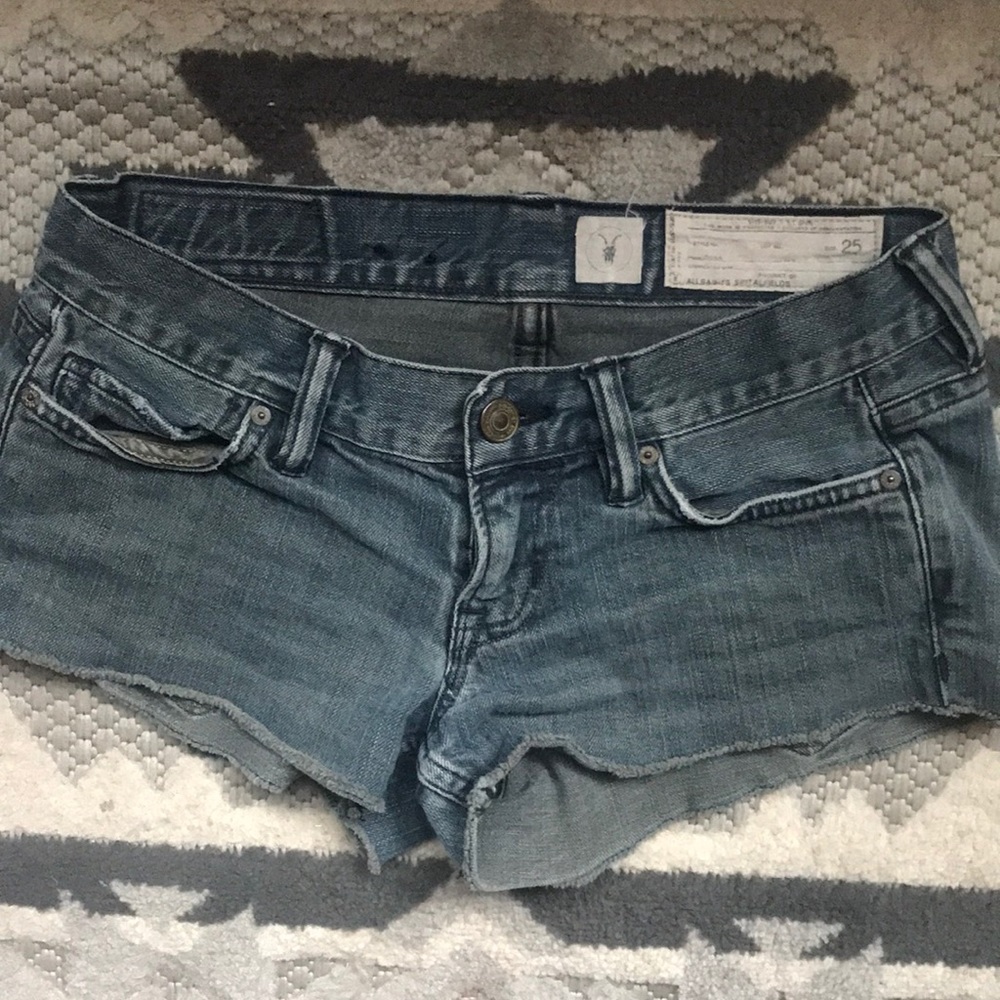 AllSaints Gunray Lowe Denim Shorts 25